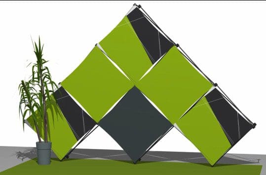 Xpressions Pyramid M creative pop up display Xpressions Pyramid M creative pop up display