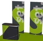 Banner stands -Sets with telescopic pole - CoMotion.ca
