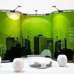 10' x 20' Crosswire Truss - lightweight solution for trade shows.