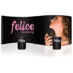 20ft serpentine pop up display