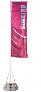 Wind dancer flags