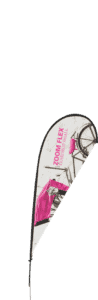 Zoom small flag teardrop